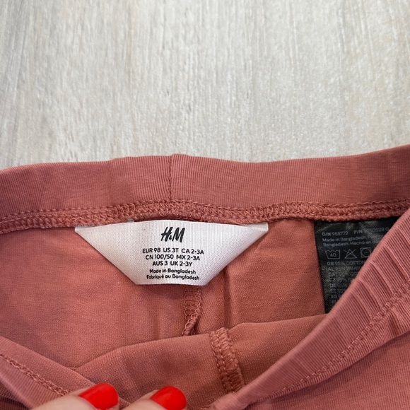 H&M 3T Kids' Assorted Color Leggings Set - Picture 14 of 15